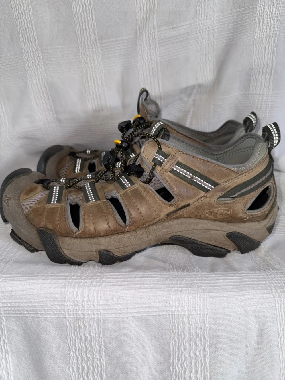 Men's Brown Outdoor Closed-Toe Sandal - Rugged Trail Comfort Keen XT 0205 9.5